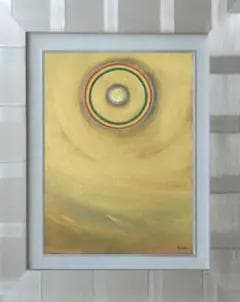 油絵 菅家令子 絵 絵画インテリア F4-G202023 風景 祈り 希望 奇跡