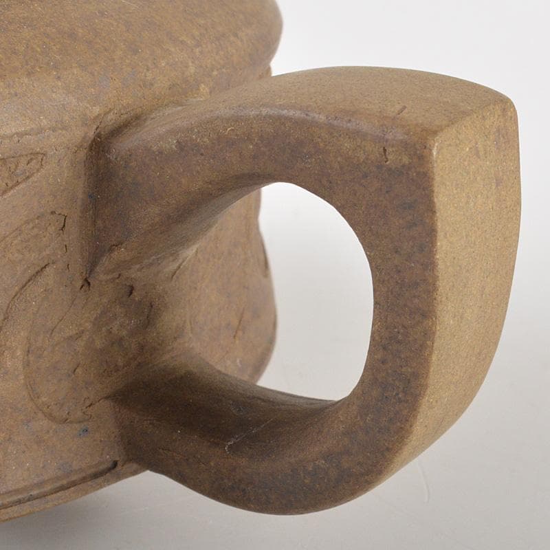 中国　顧景舟銘　紫砂　朱泥　急須　茶壷　V　R6903