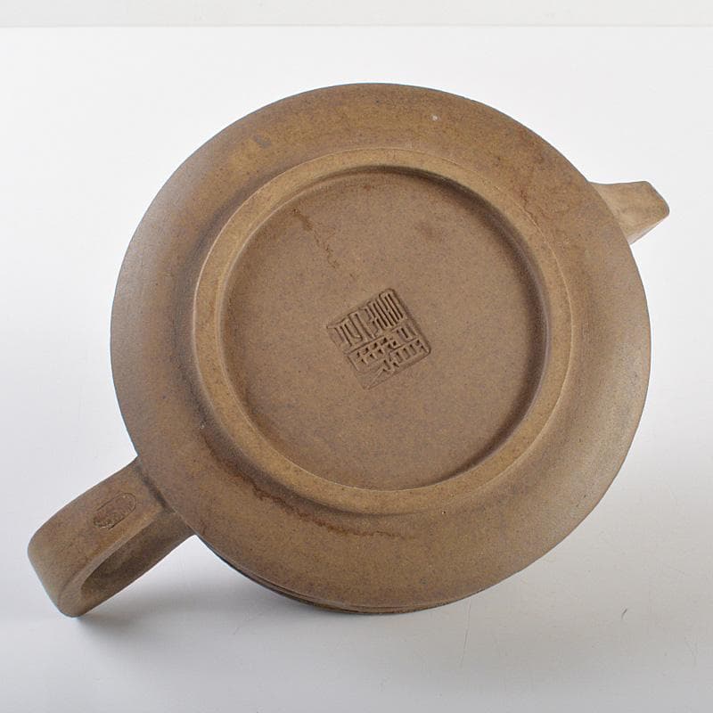 中国　顧景舟銘　紫砂　朱泥　急須　茶壷　V　R6903