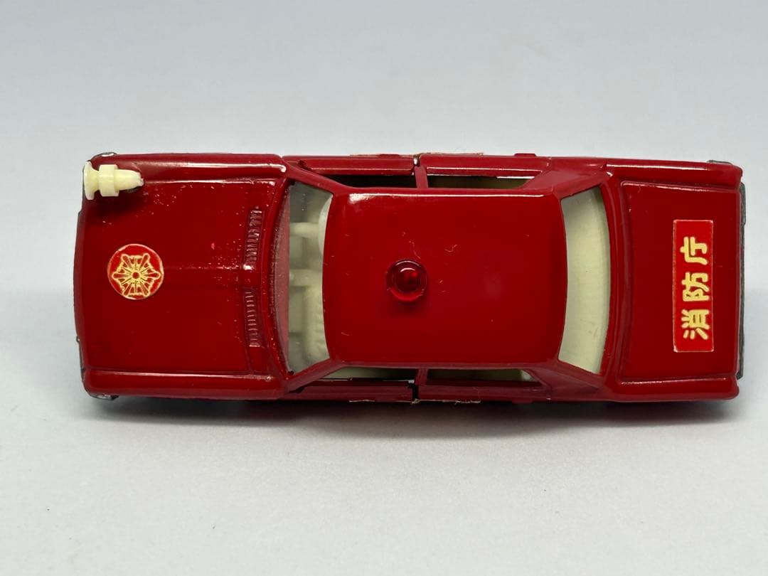 トミカ No.27 クラウン ファイアチーフカー 日本製 黒箱 1Dホイール