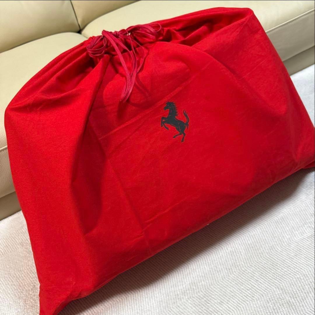 フェラーリ オフィシャル ノヴェルティ レザートレイ ボストンバッグ