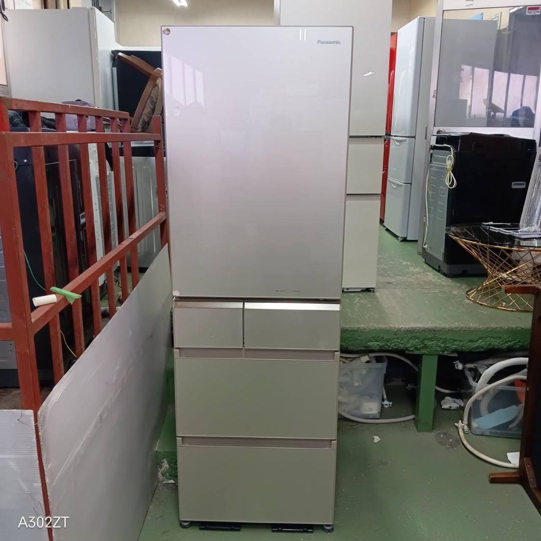 446 冷蔵庫　大型　右開き　400L強　自動製氷機　極美品　家庭向　格安