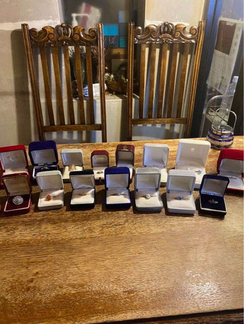 指輪まとめて　ケース付き沢山　遺品整理　断捨離