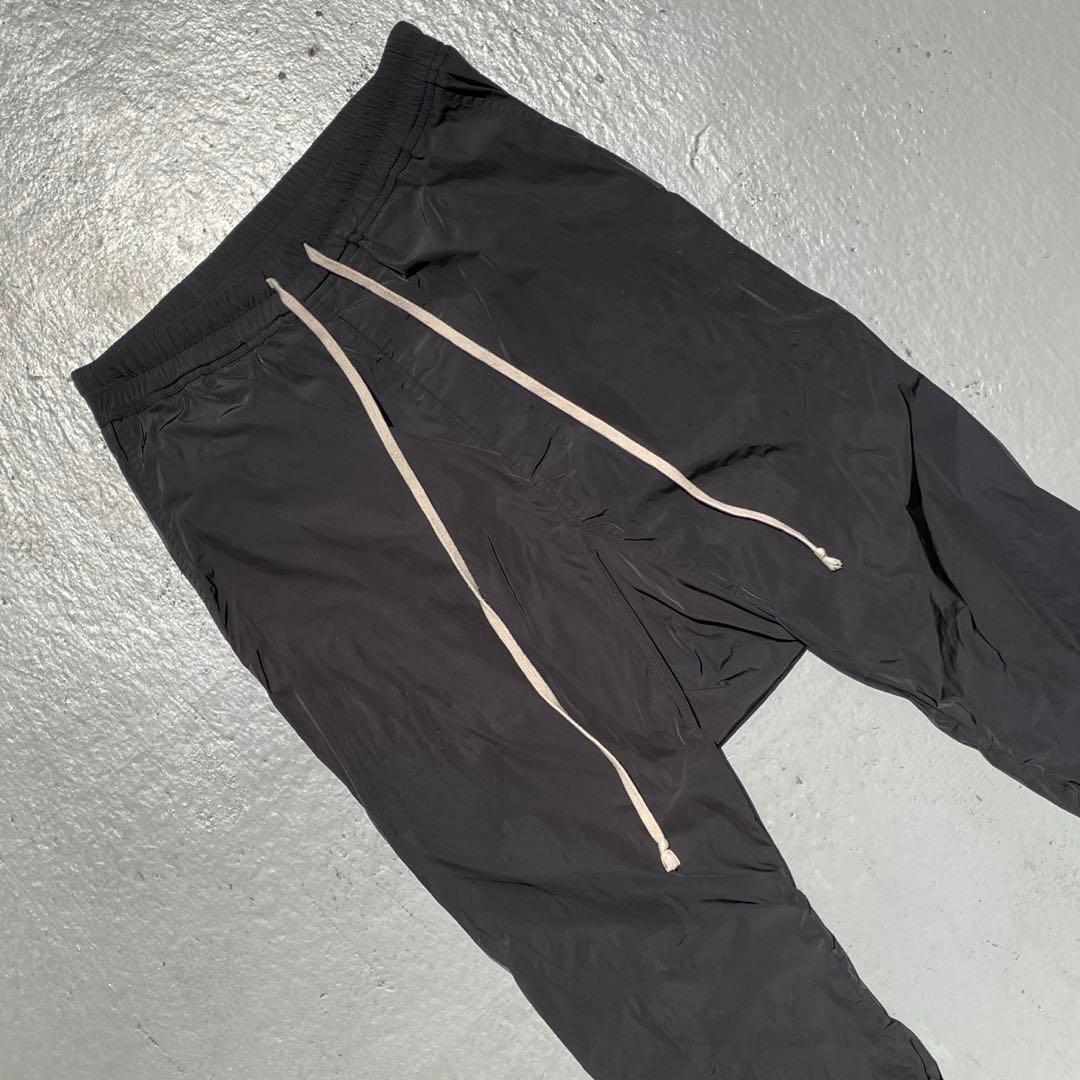 Rick Owens 17SS ドローストリングナイロンロングパンツ 48