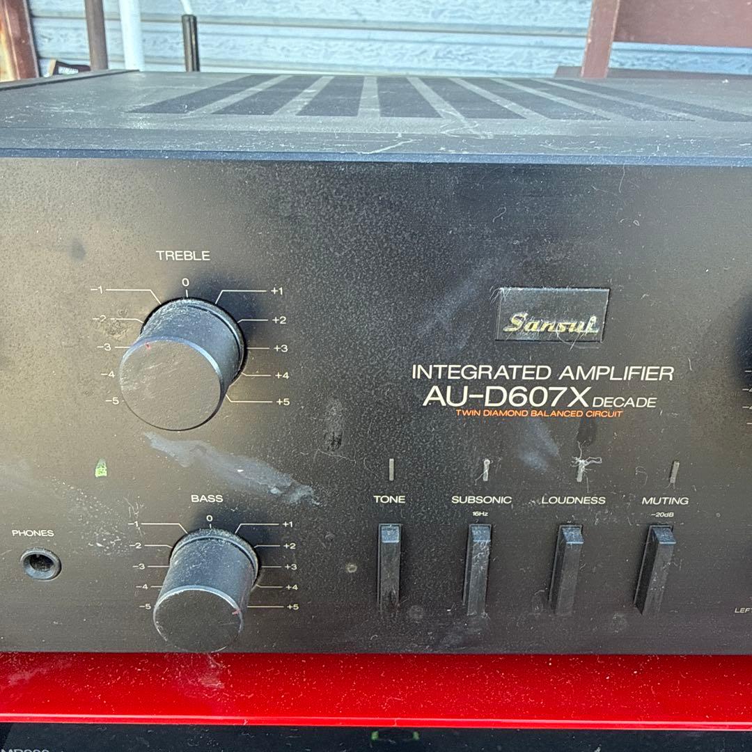 AU-D607X DECADE プリメインアンプ 動作未確認