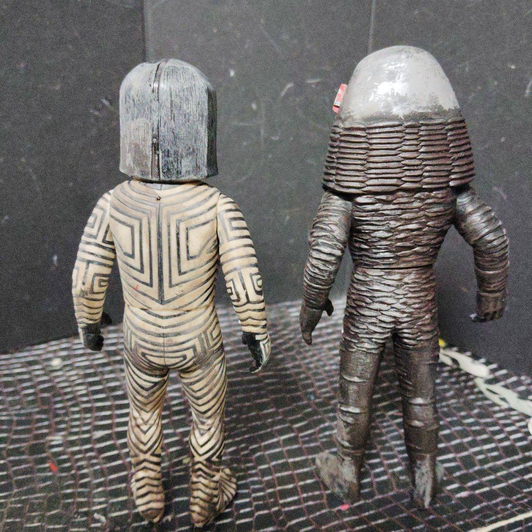 しんウルトラ怪獣旧型絶版ソフビカネゴン.ガラモン.タッコング.初代宇宙人