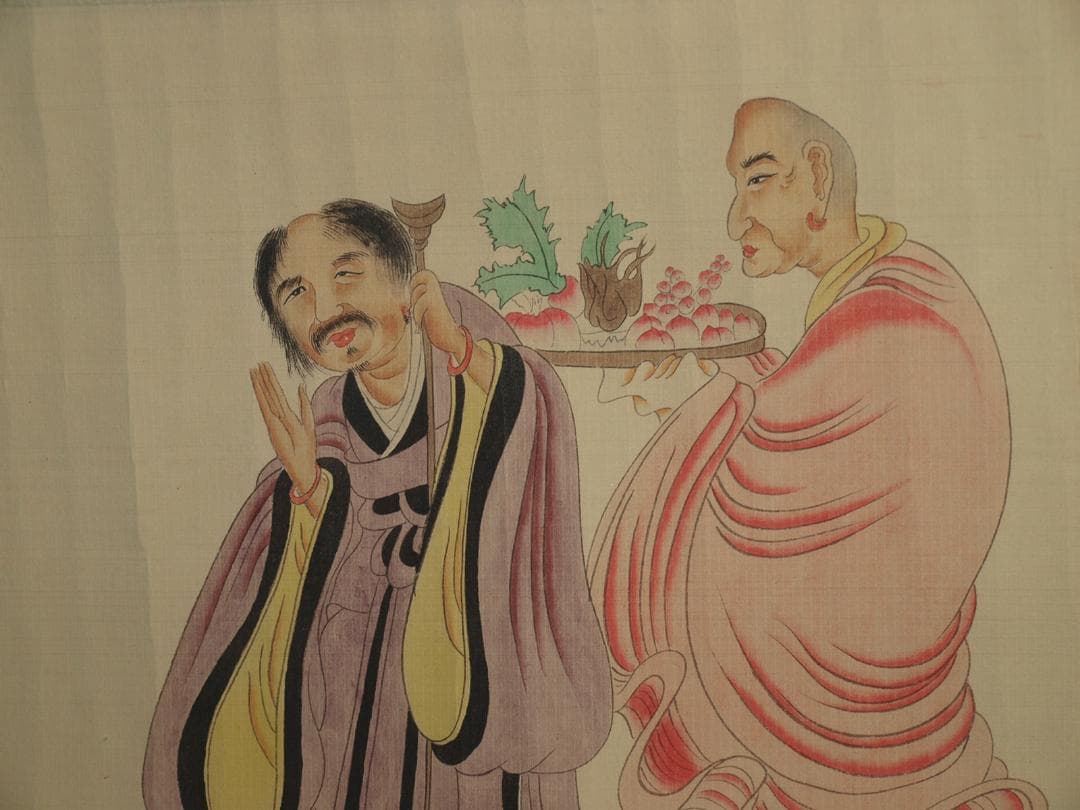 民間仕入れ品　中国唐時代の絵　激安骨董品　肉筆保証 BD411A3-3