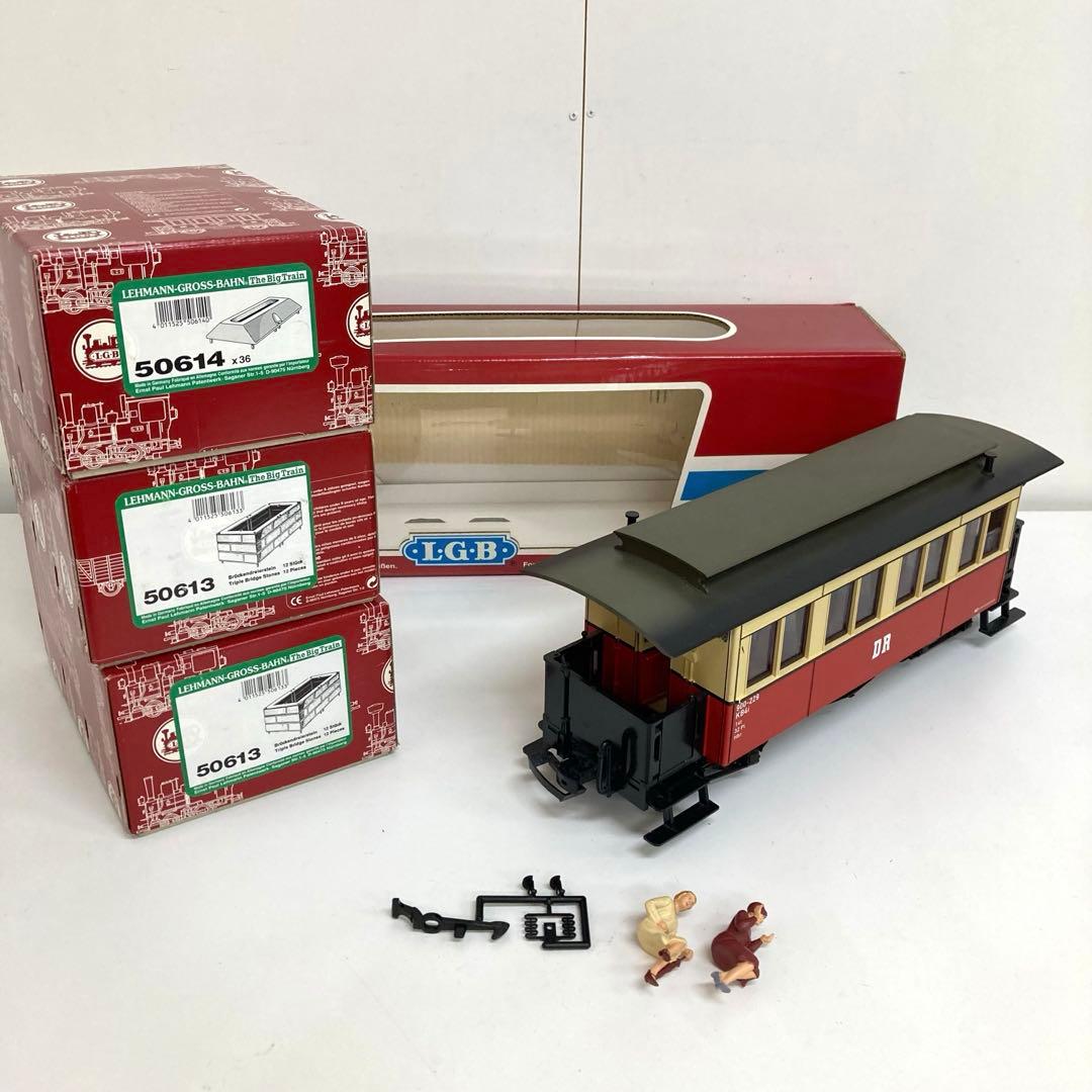 f305-41 LGB LEHMANN 客車　橋桁　鉄道模型