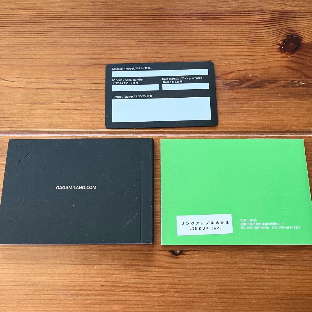 GaGa Milano ガガミラノ　ホワイトレザー 腕時計　アナログ時計