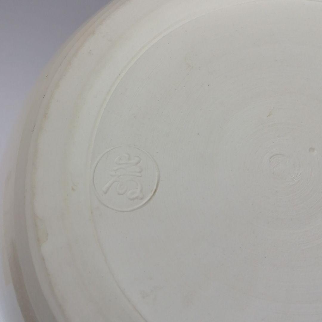 Ｔ９８４　水指　『仁清　地紙四季草花絵』『菱形　水指』『山川巖 造』共箱　茶道具