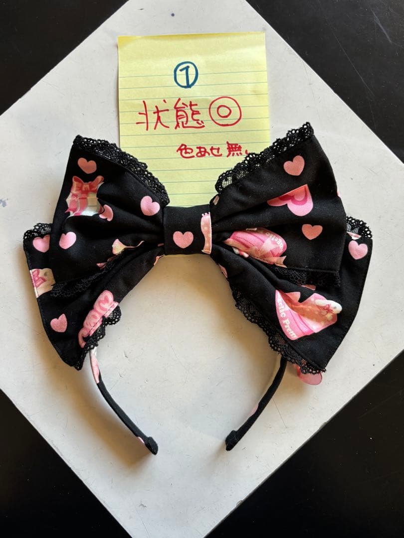 Angelicって／子鹿のミルキーちゃん　美品カチューシャ黒色①