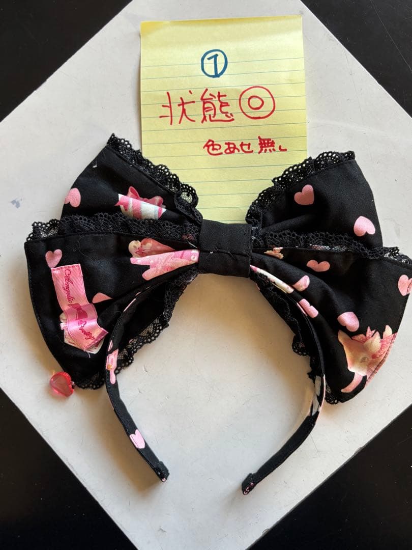 Angelicって／子鹿のミルキーちゃん　美品カチューシャ黒色①