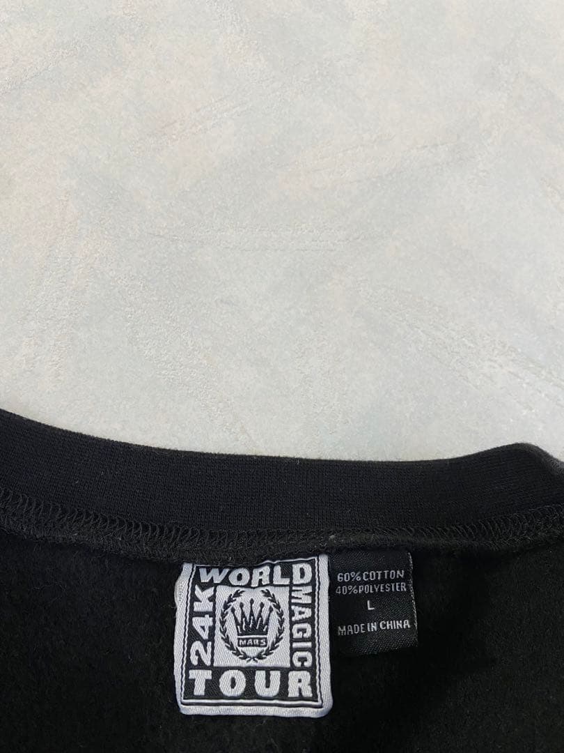 Bruno Mars 24K WORLD MAGIC TOUR スウェット L