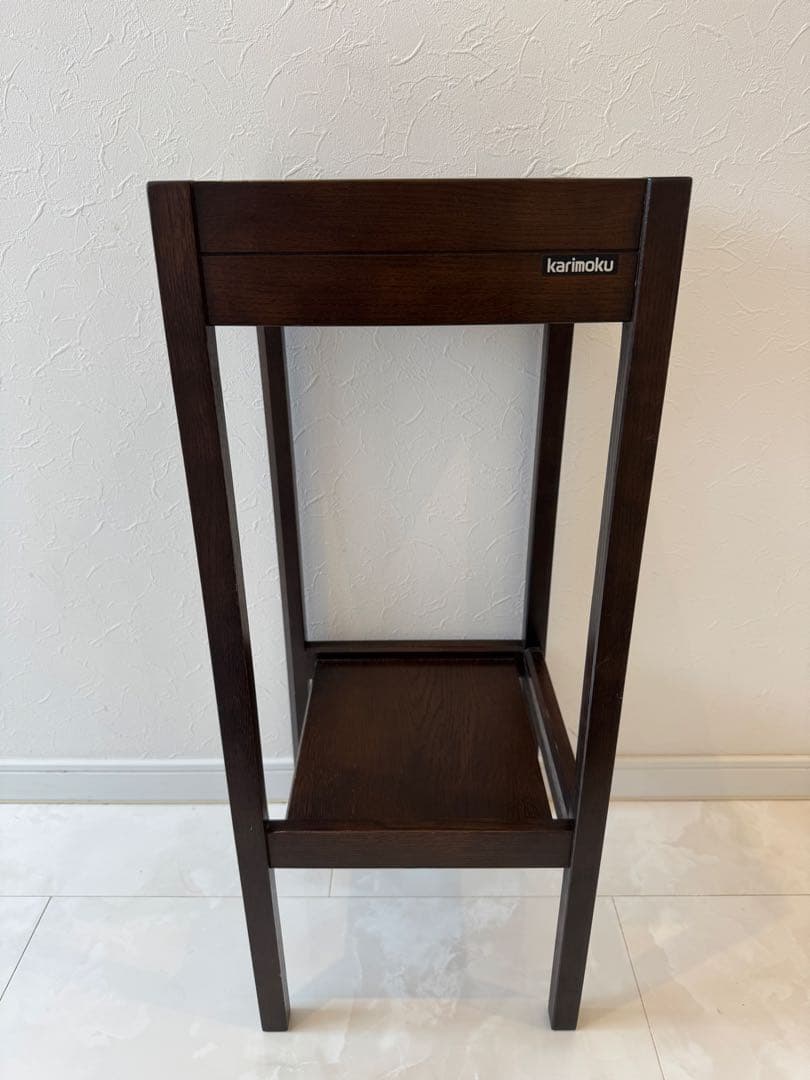 カリモク　電話台　花台　サイドテーブル　小物置き　生け花