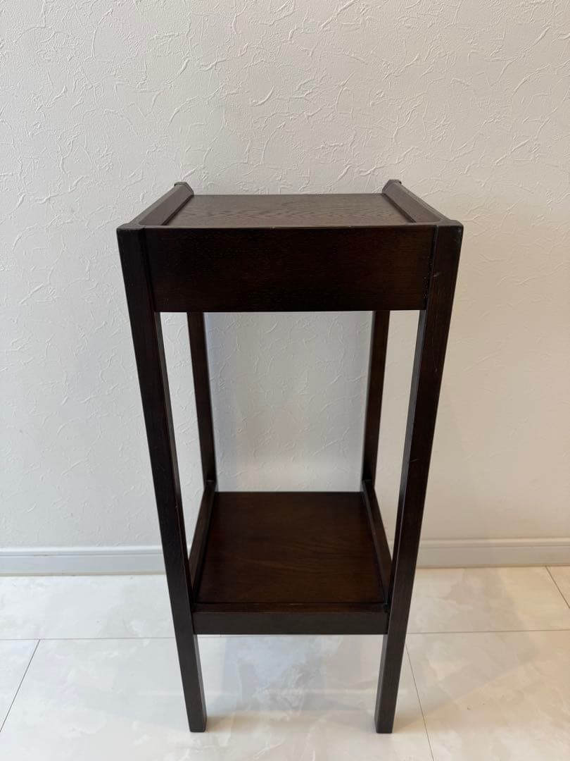 カリモク　電話台　花台　サイドテーブル　小物置き　生け花