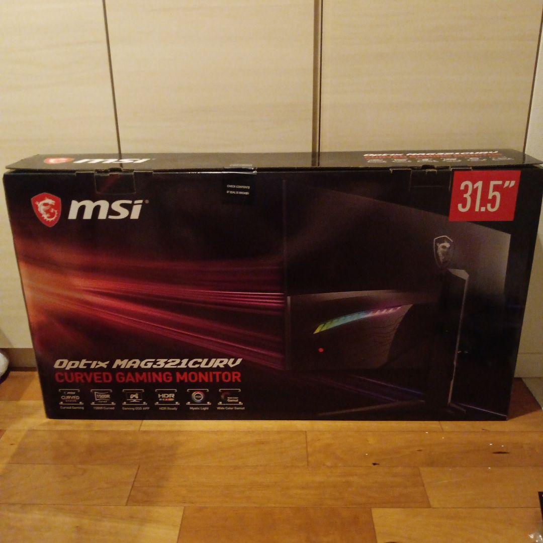MSI MAG321CURV 31.5インチ 4K カーブドゲーミングモニター