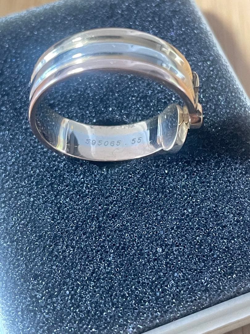 カルティエCartier 2C リングK18YG WG PG 15号