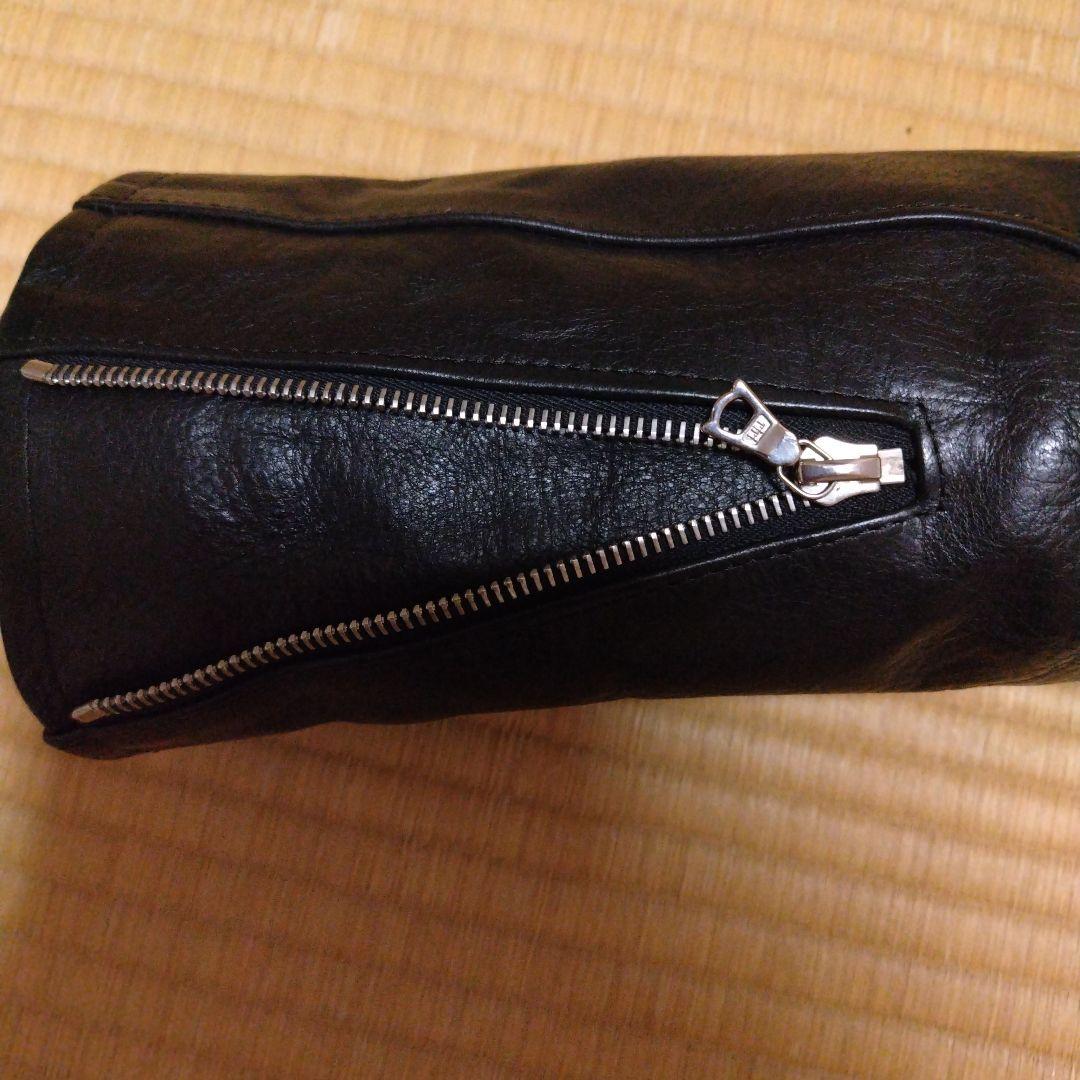 BACKLASH ブラック レザーライダースジャケット L