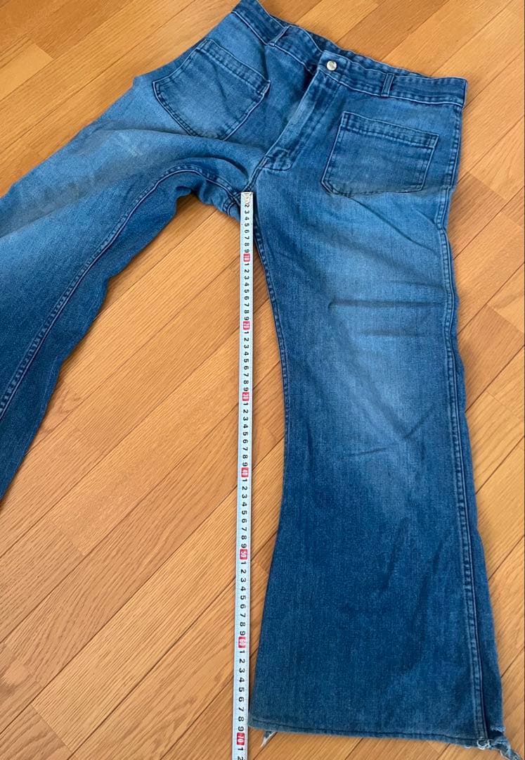 80's SEAFARER セーラー・デニム 民生品U.S.NAVY ステンシル