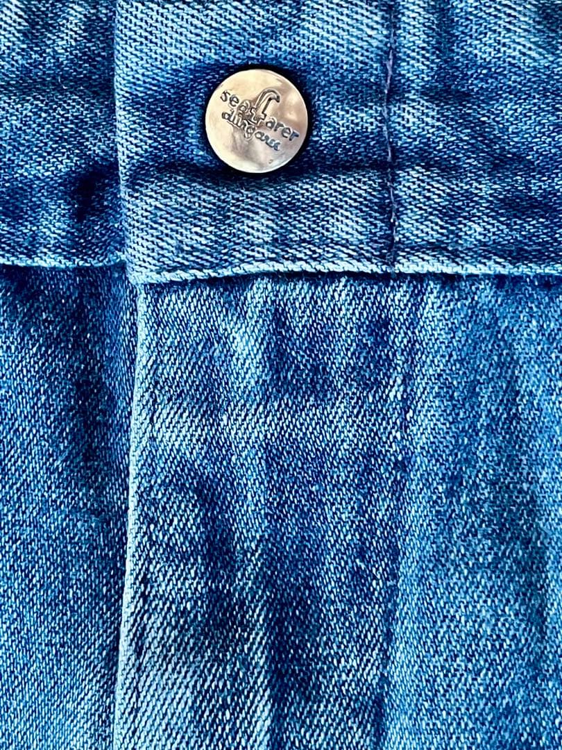 80's SEAFARER セーラー・デニム 民生品U.S.NAVY ステンシル