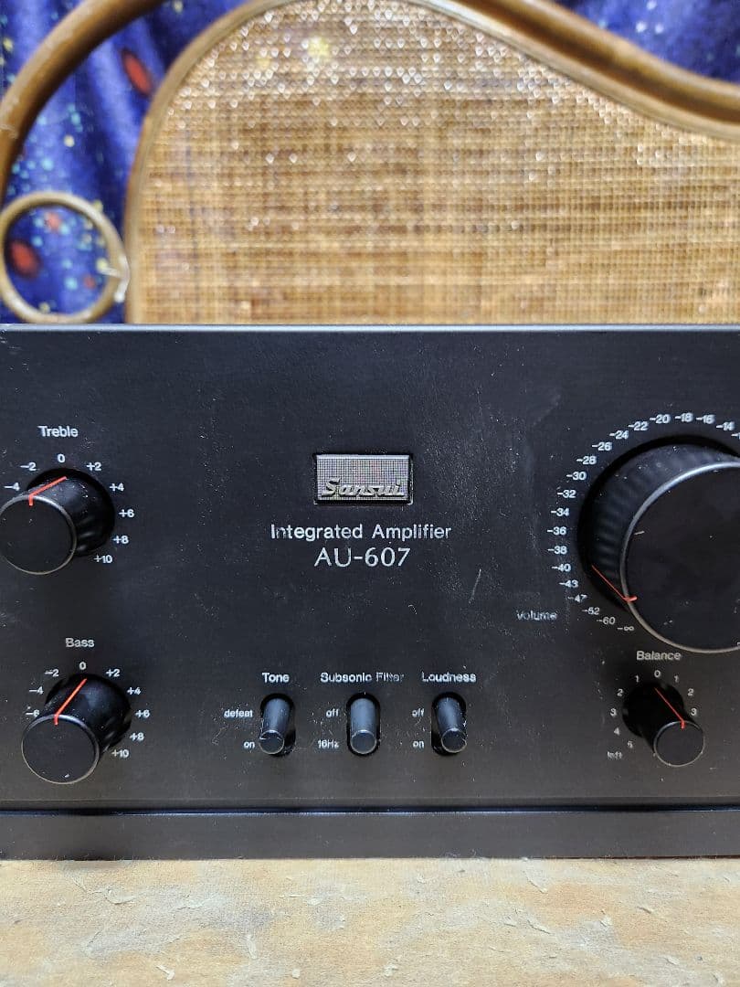 ケイ　原点！レストア完動超美動品山水プリメインアンプAU-607