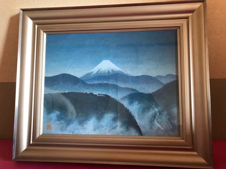 画家　成田環　富士山日本画