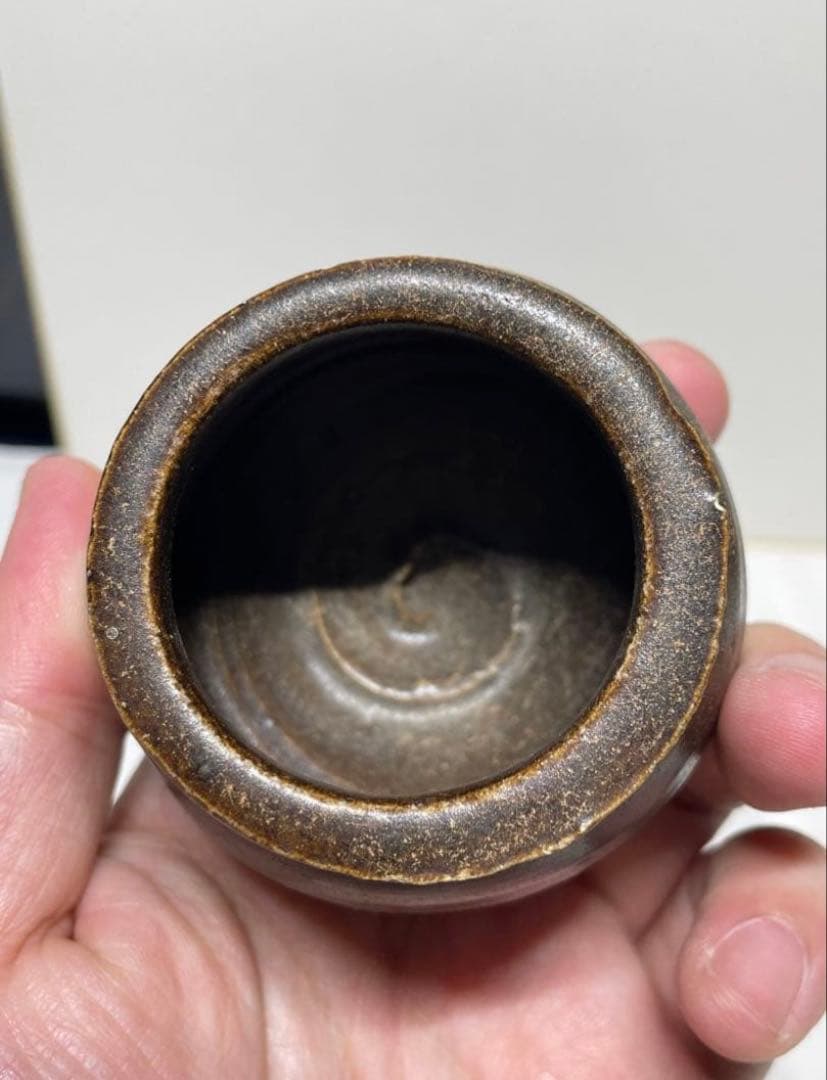 茶入。唐物茶入。宋時代。古美術。骨董品。舊家蔵出し。宋代。希少品。