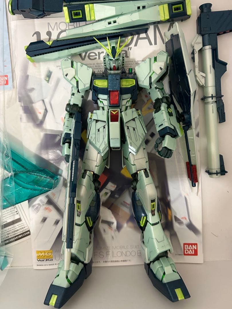組み立て済みRX-93 νガンダム Ver.Ka & RGZ-91 Re-GZ