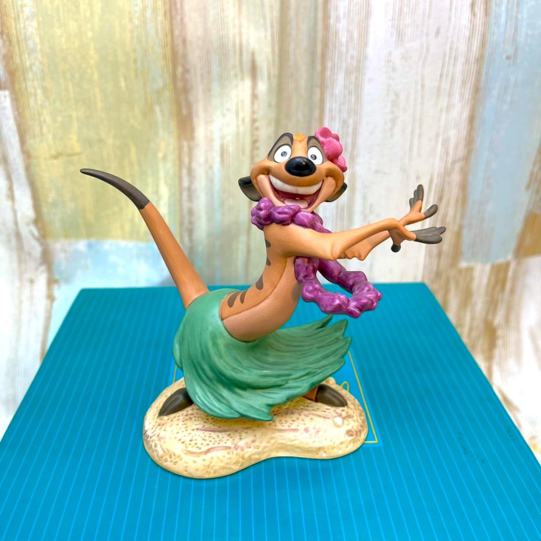 WDCC ライオンキング ティモン 缶バッチ ピンバッジ 陶器製 フィギュア