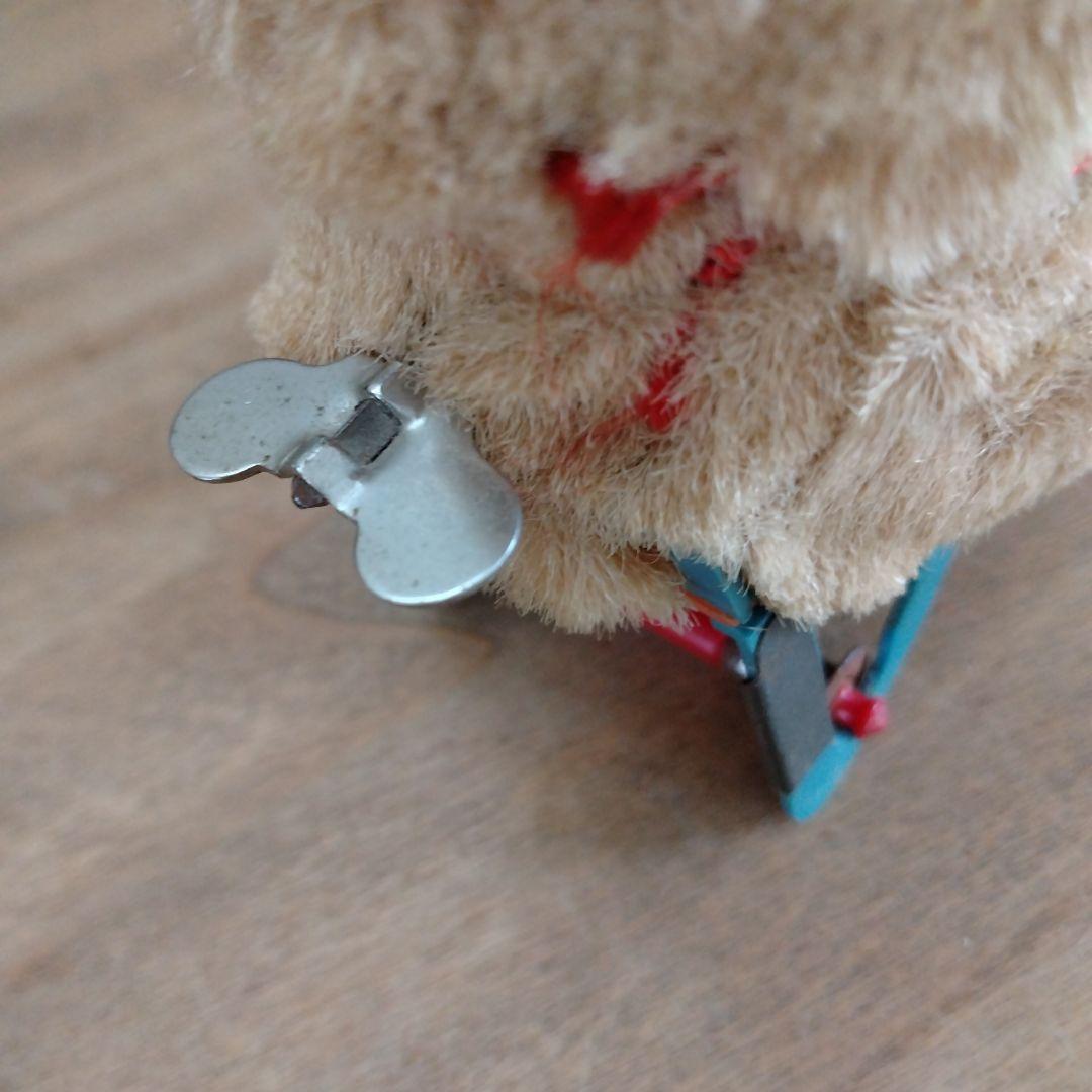 max carlアンティークベア・編み物クマさん/ゼンマイ仕掛け