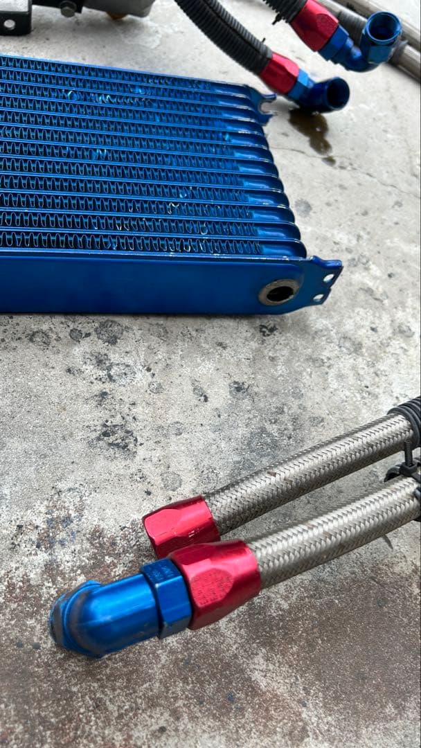 TRUSTオイルクーラー13段 jzx90 ジャンク