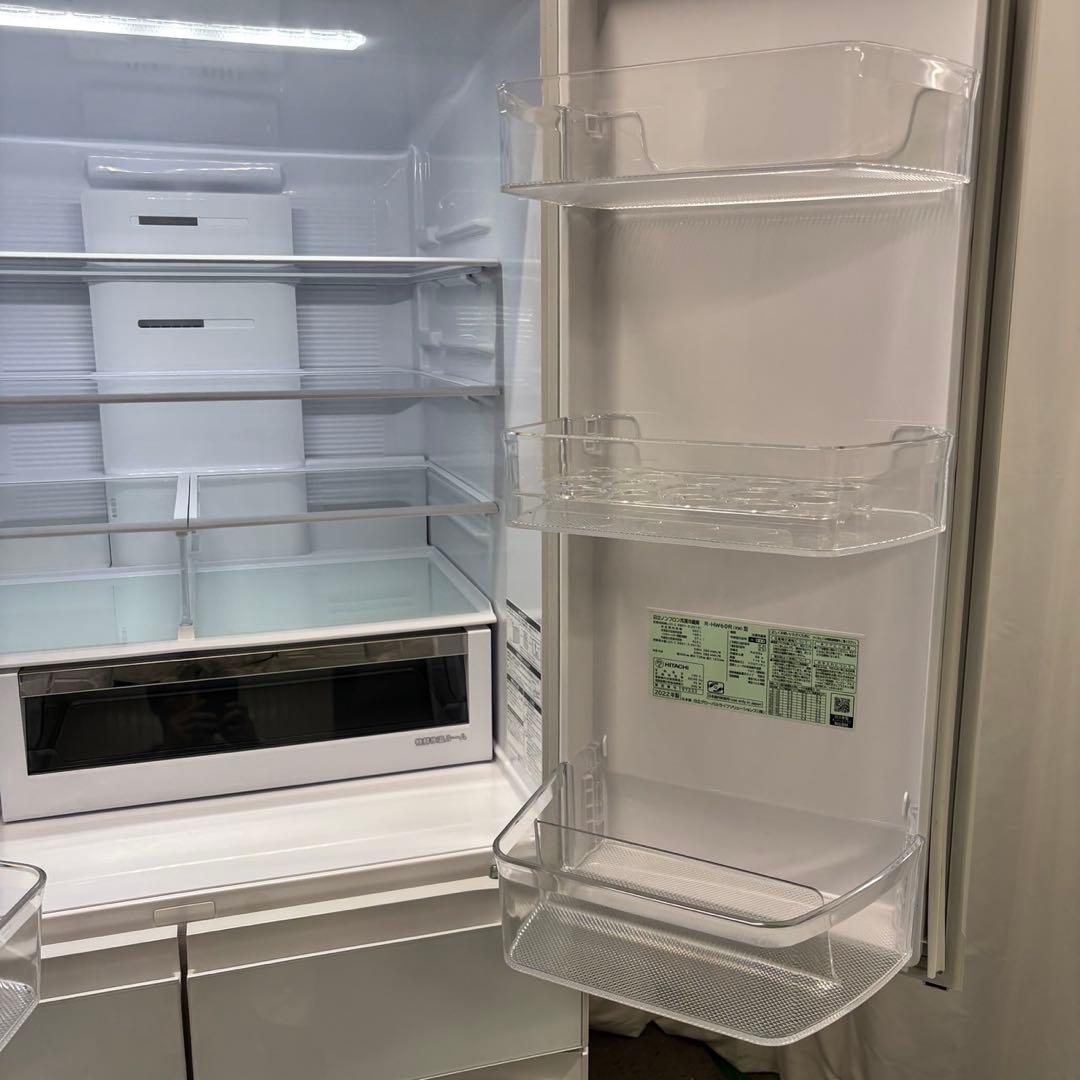 600　冷蔵庫　日立　大型　600ℓ　フレンチドア　設置無料　中古　安い　綺麗