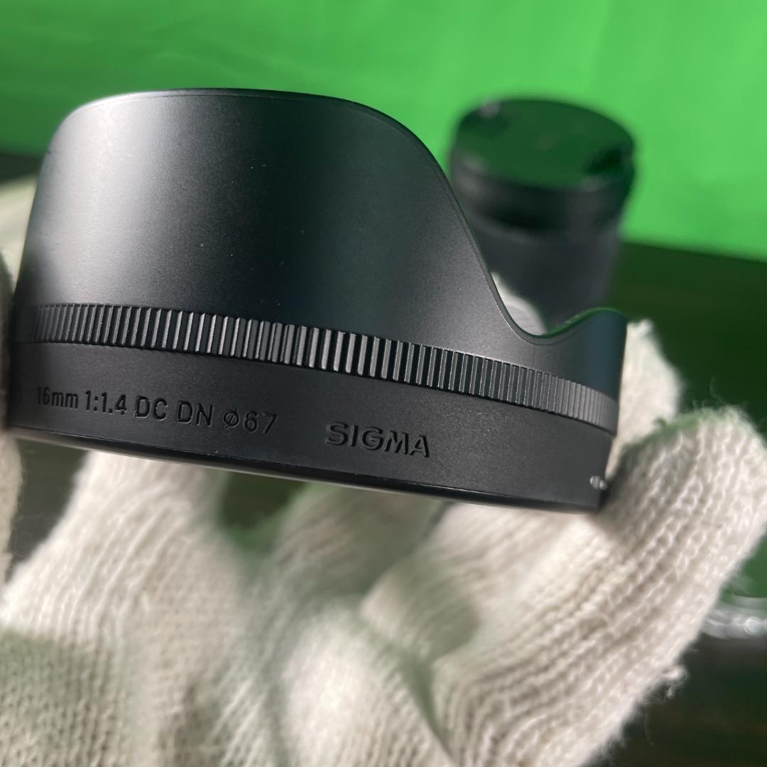 SIGMA カメラ レンズ フィルター セット 16mm F1.4 DC DN