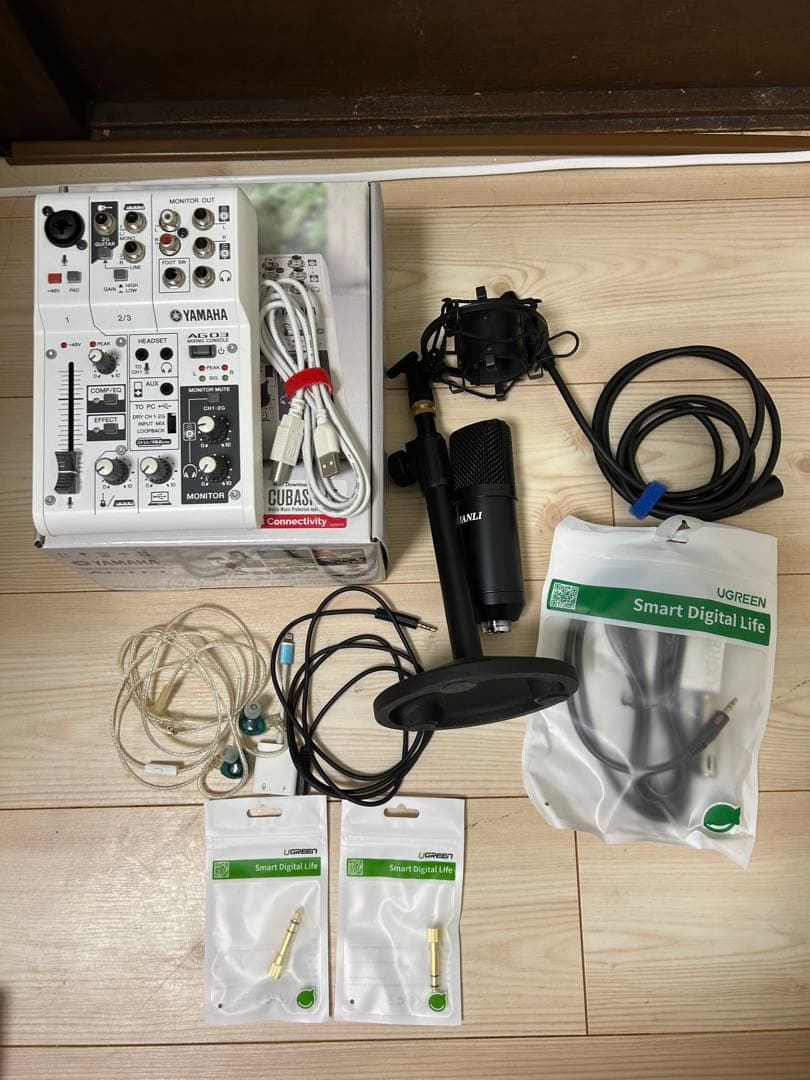 YAMAHA AG03 コンデンサーマイク その他配信セット