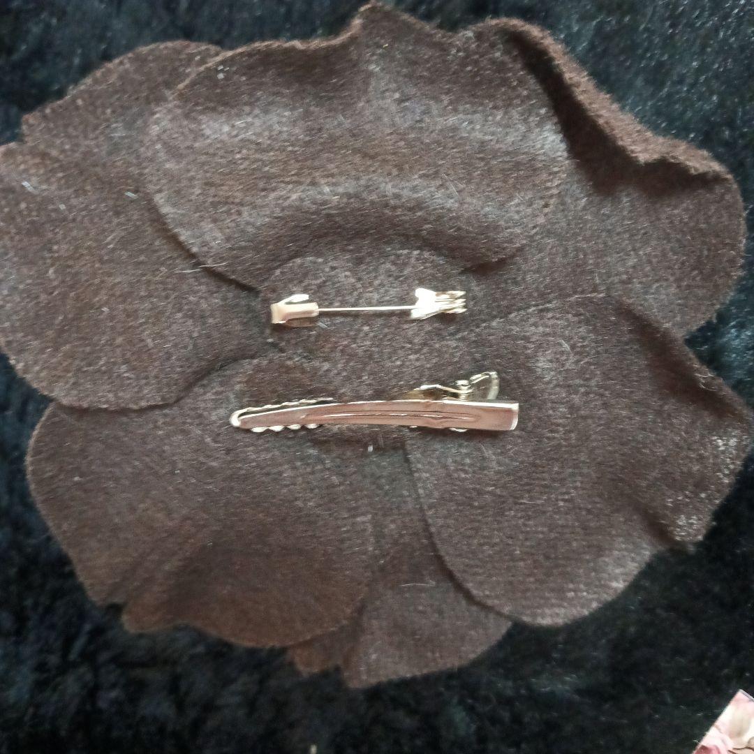 メアリーマグダレン　アンゴラローズコサージュ　ショコラ