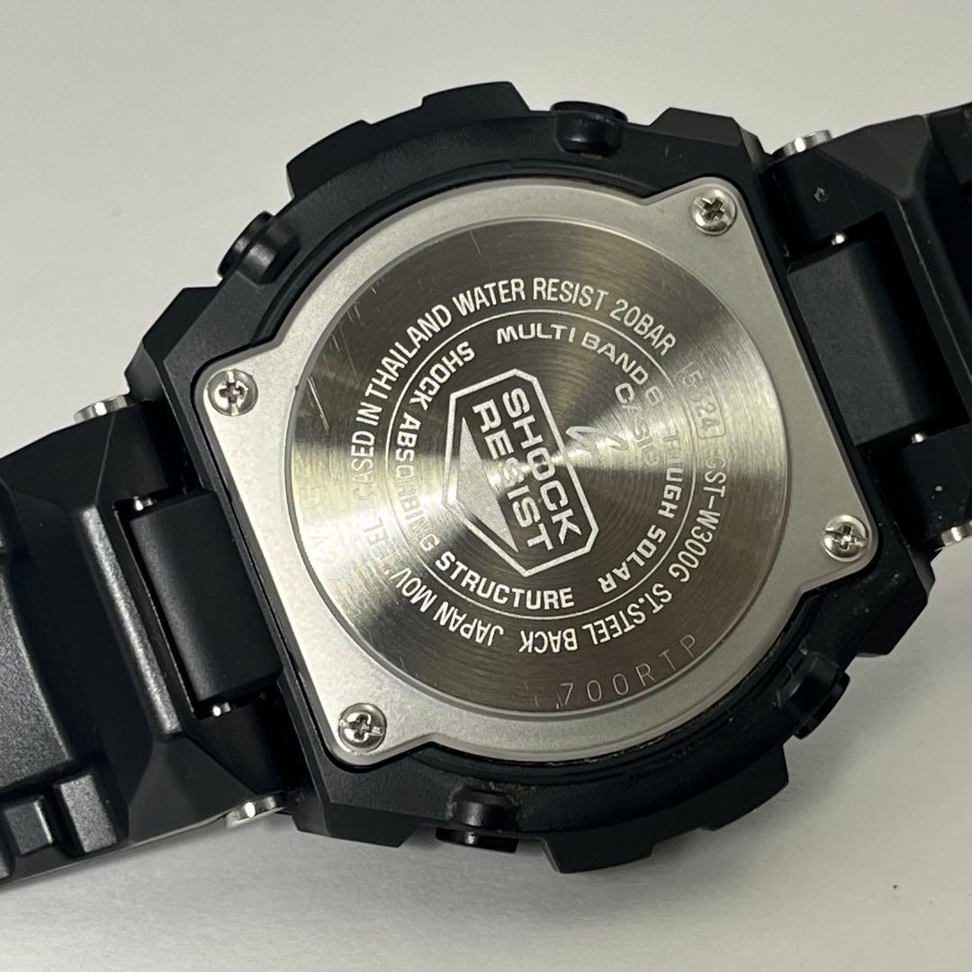 美品✨G-SHOCK GST-W300G 電波ソーラー 腕時計 ブラック