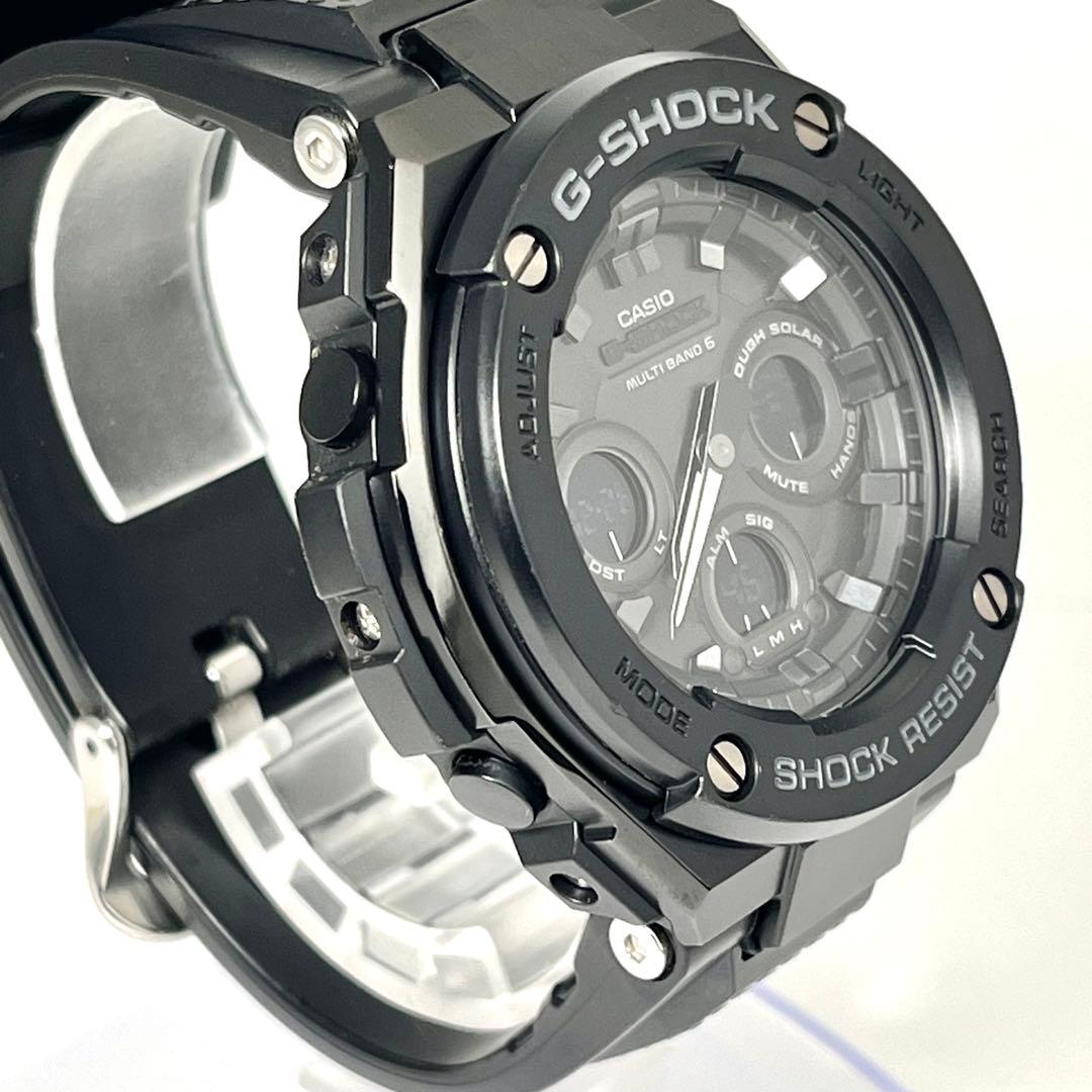 美品✨G-SHOCK GST-W300G 電波ソーラー 腕時計 ブラック