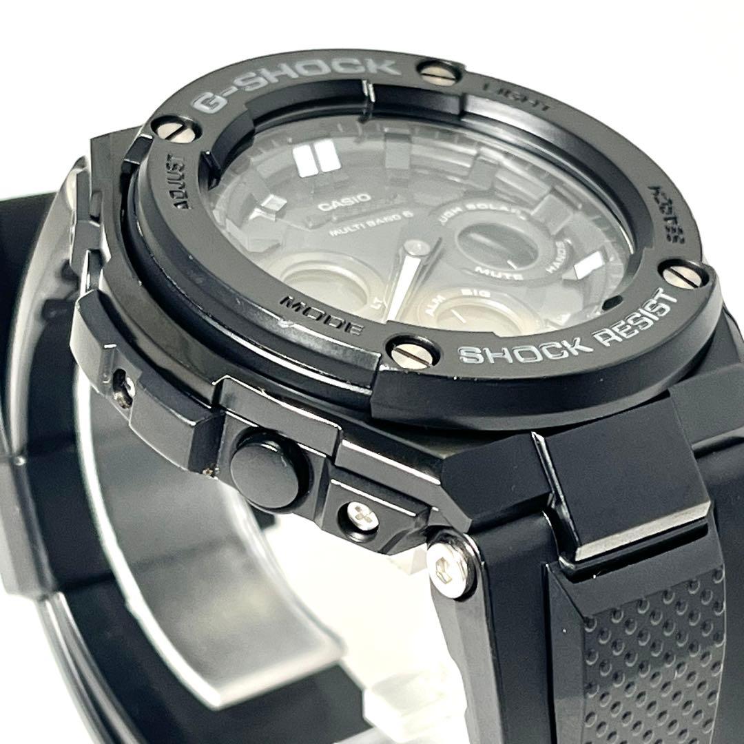 美品✨G-SHOCK GST-W300G 電波ソーラー 腕時計 ブラック