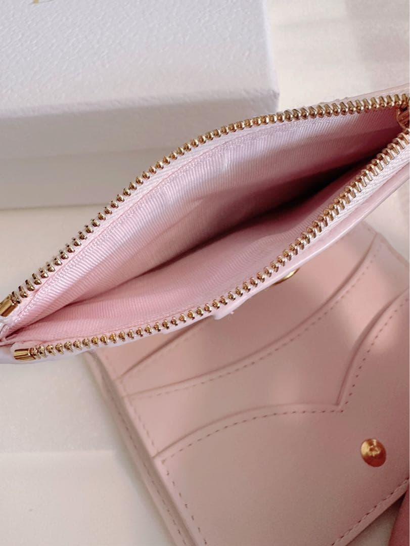 Christian Dior❤️ウォレット❤️ハート キルティング❤️折り財布