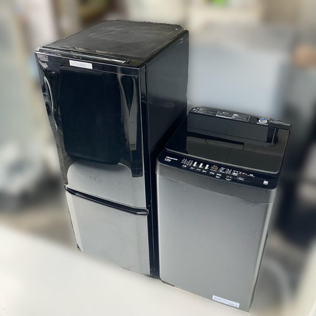 【福岡市限定】良品 ブラック 家電セット （配送設置無料）（日時指定可能）