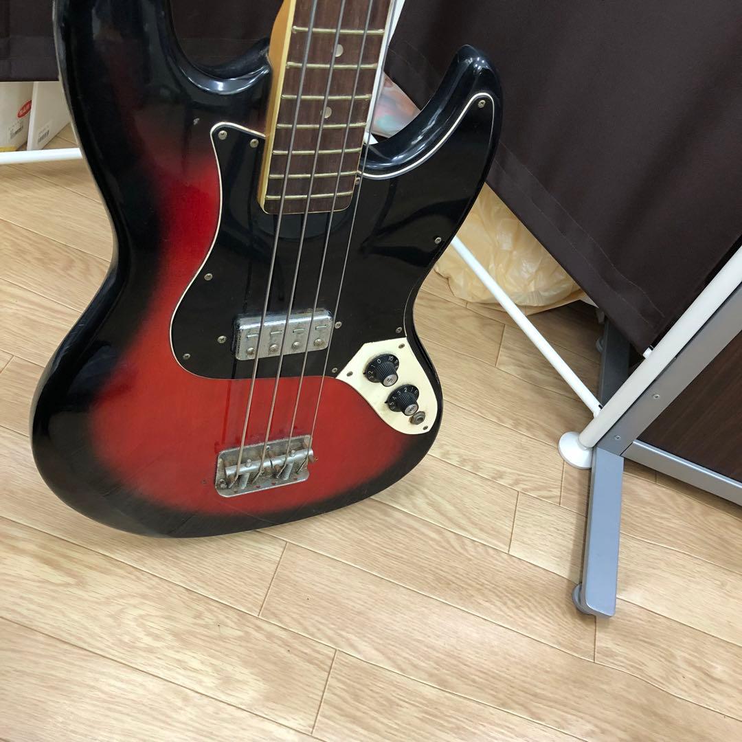 Morris 木製ベース 赤黒サンバースト 人気楽器