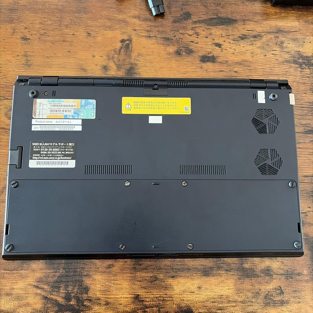 Windowsノート本体 SONY VAIO Z SVZ1311AWin10 64 pro/Core i7