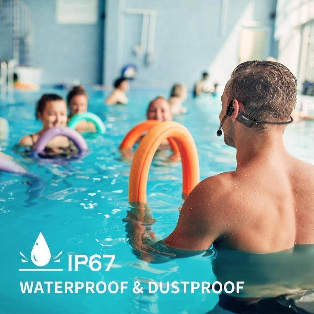 ヘッドセットマイク ワイヤレス完全防水マイク 2.4G無線 IP67防水＆防塵