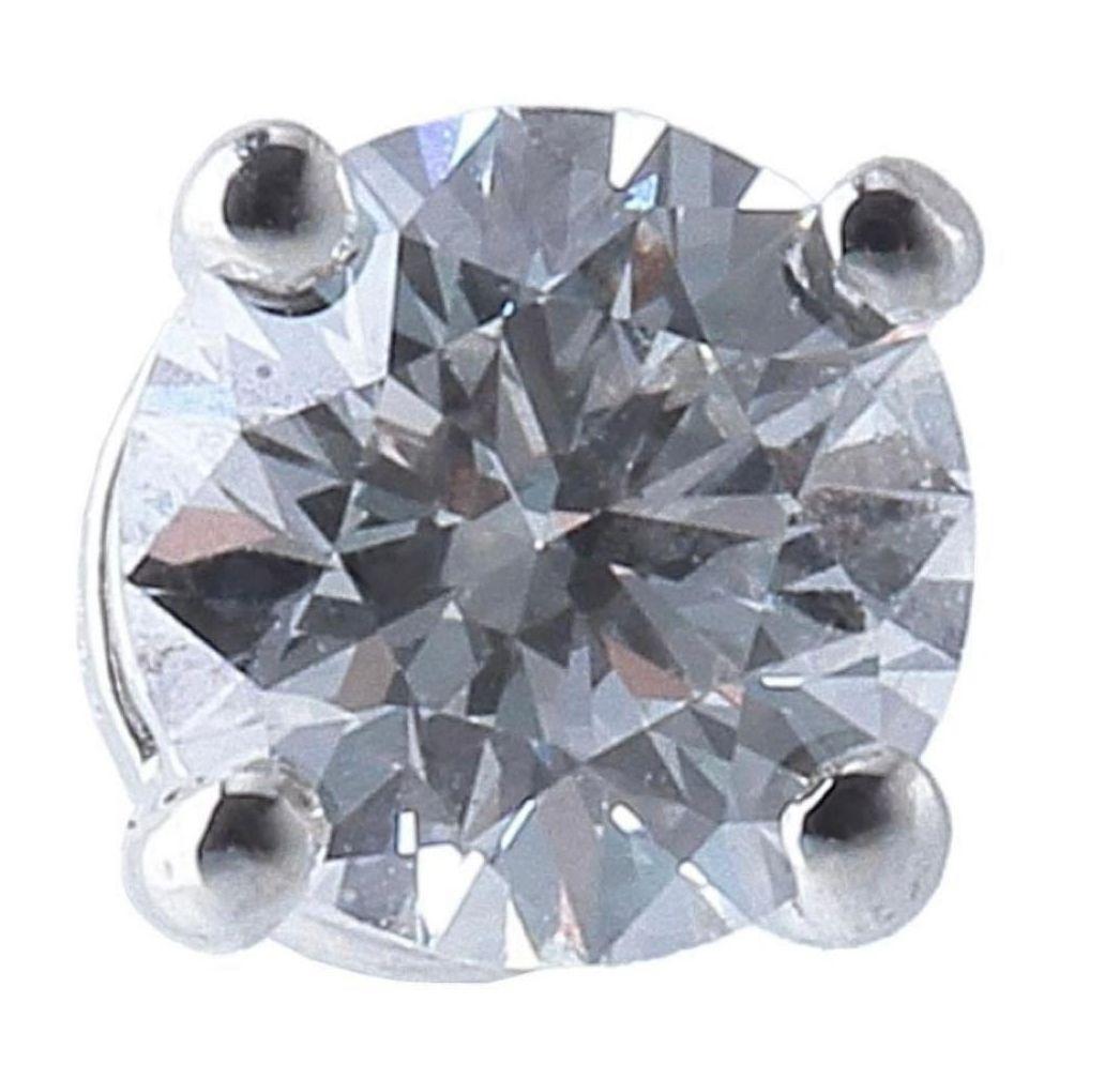 ティファニーダイヤモンドピアス0.43ctGカラーVS1/VS2スクリューポスト