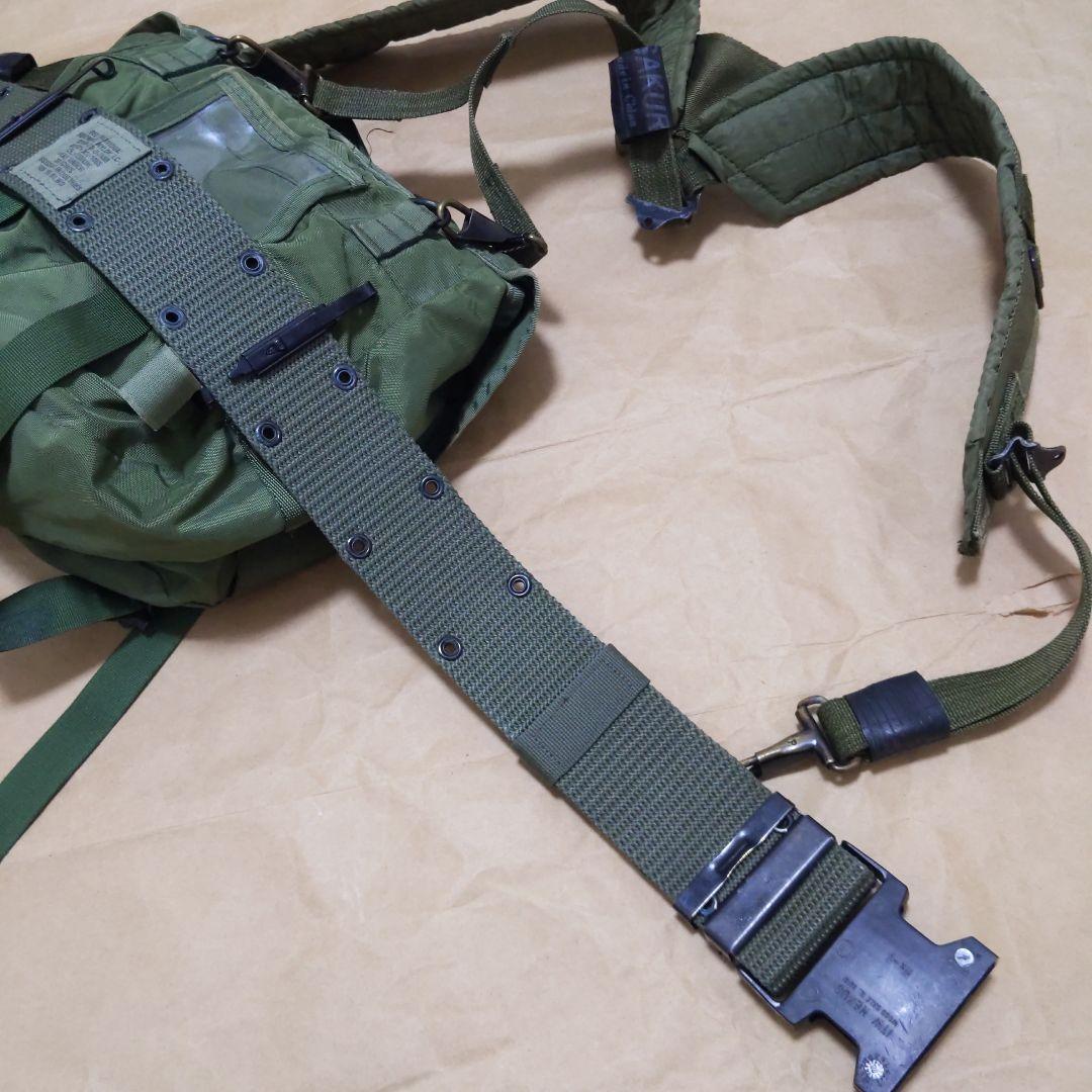 アメリカ軍LC−2装備 ベルト/サスペンダー/フィールドパック 放出良品