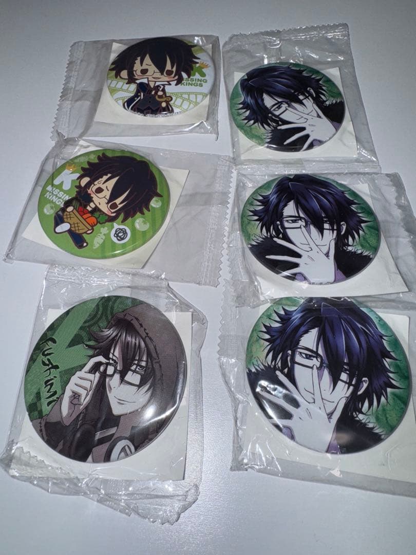 K 伏見猿比古　八田美咲　缶バッジ　MissingKINGS アニカプまとめ売り
