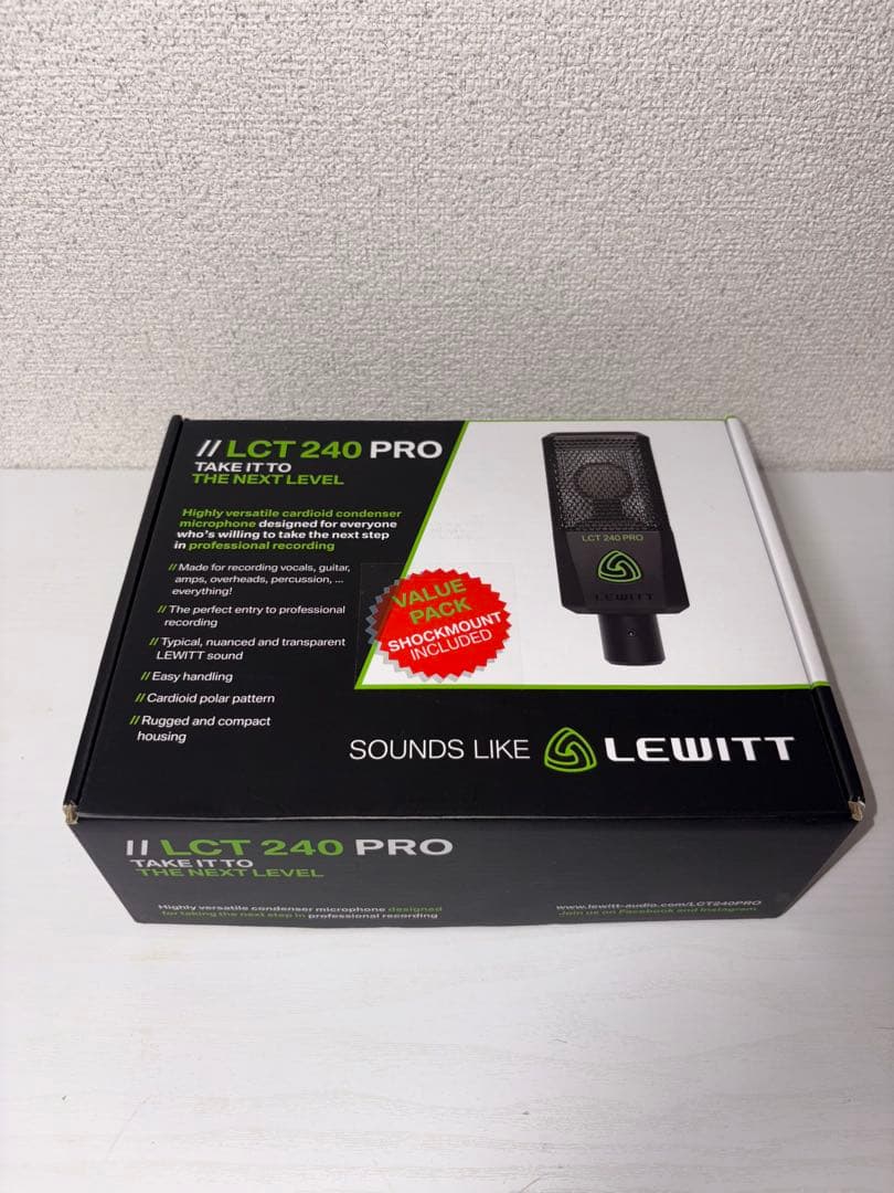 【美品】LEWITT LCT 240 PRO コンデンサーマイク