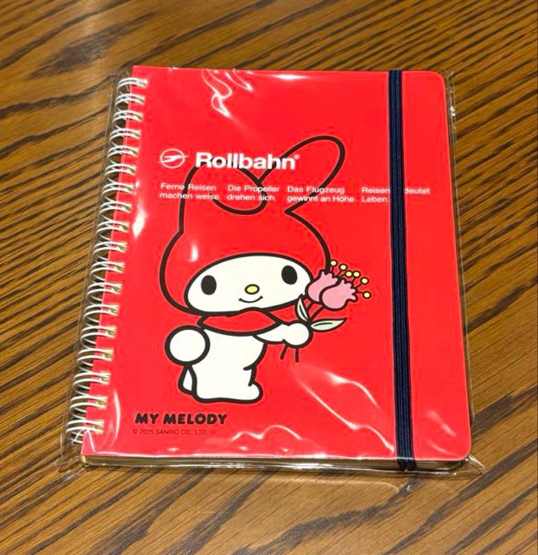 【新品未開封】サンリオキャラクター ロルバーン ポケット付メモ L ４種セット