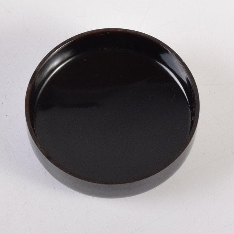 茶道具　黒漆　棗　仕覆付　時代箱　V　8357