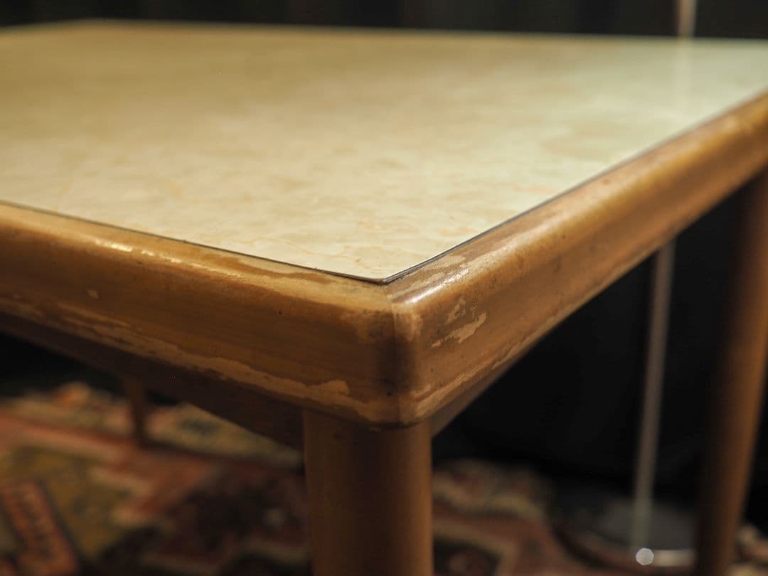 【値引中】\"マツダ\"メラニントップダイニングテーブル